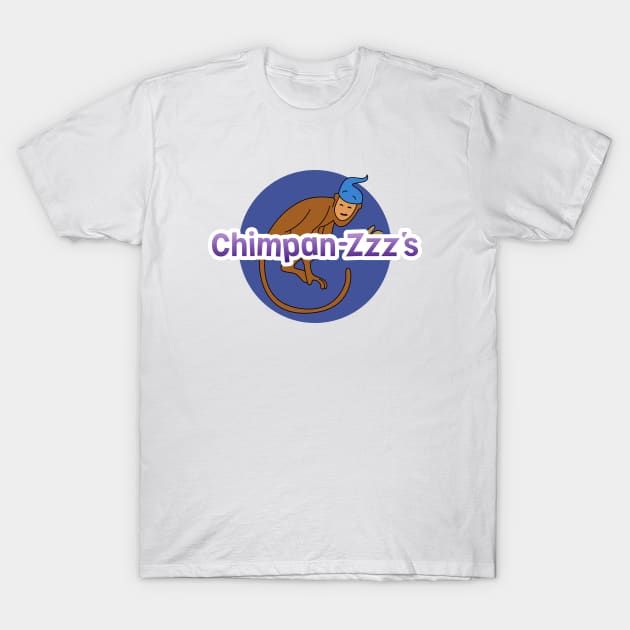 Chimpan-Zzz's - Community Monkey Gas T-Shirt by sombreroinc